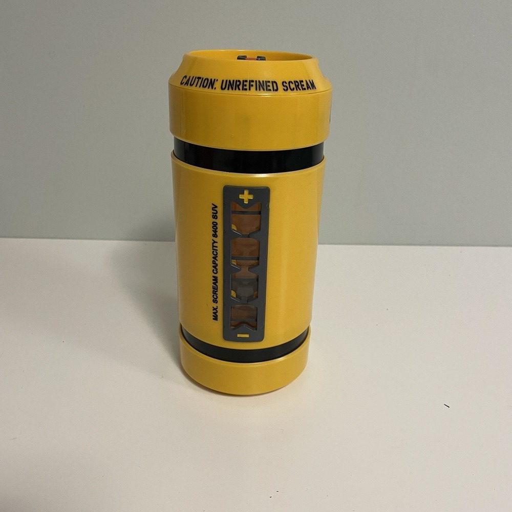 Disney Parks Monsters Inc Scream Can Scare‎ Canister Water Bottle No Straw